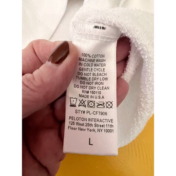 Peloton Pride "Lead With Love" Zip-Up Hoodie w/ Rainbow Large NWOT - Picture 6 of 6